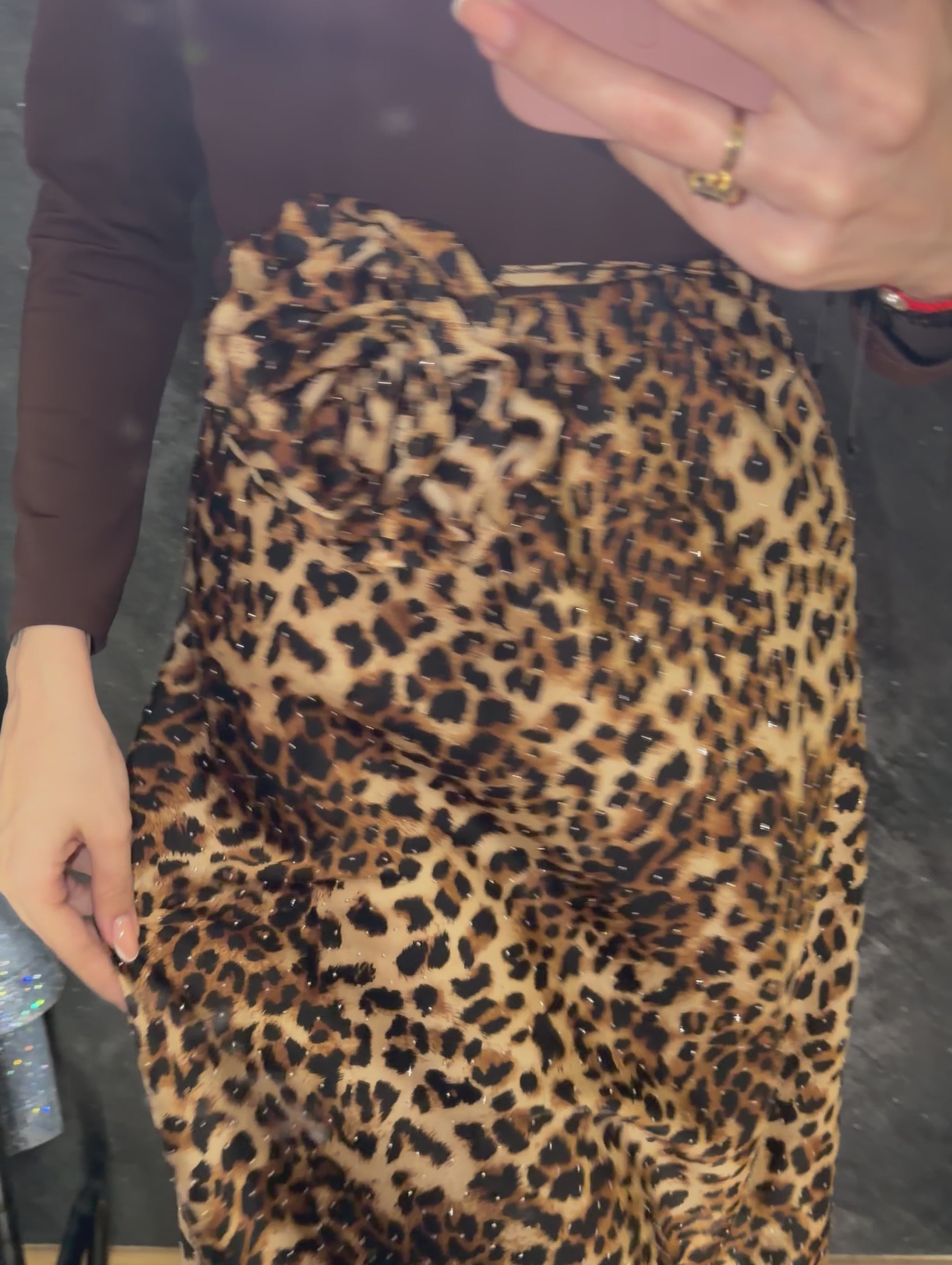 Fustă leopard