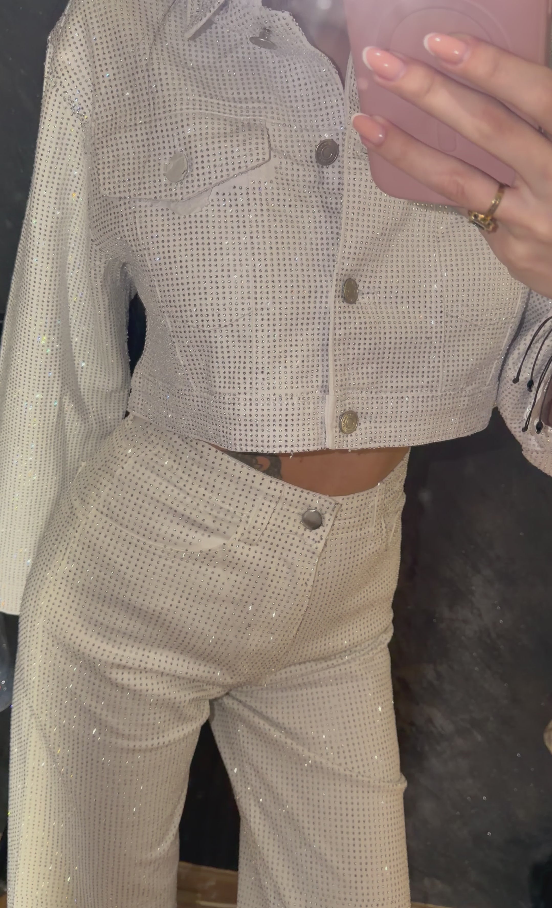 Compleu White Sparkle